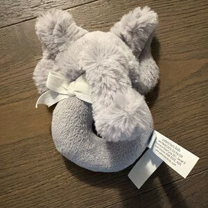 Pottery Barn Kids elephant baby rattle new with tags ret $89
